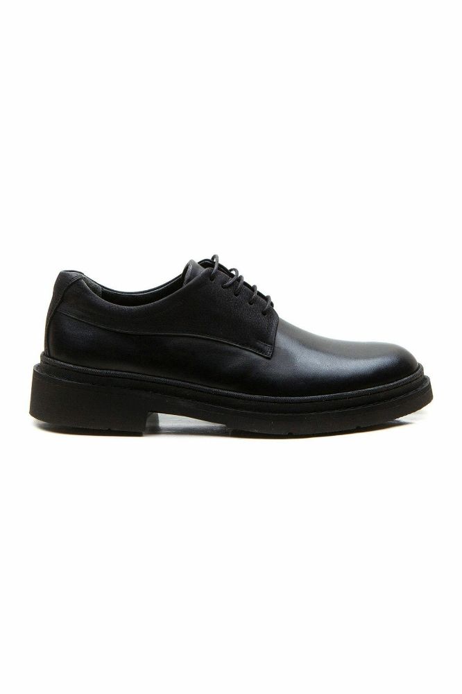 Erkek Deri Siyah Siyah Nubuk Klasik Ayakkabı SIYAH SIYAH NUBUK GLR2118399-E-1 resmi