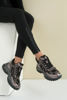 Kadın Taşlı Spor Ayakkabı GRI GUJ2213114