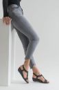 Kadın Kısa Dolgu Topuk Sandalet SIYAH GUJ2221511