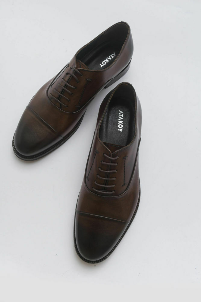 Erkek Deri Klasik Ayakkabı KAHVE GLR2228601 resmi