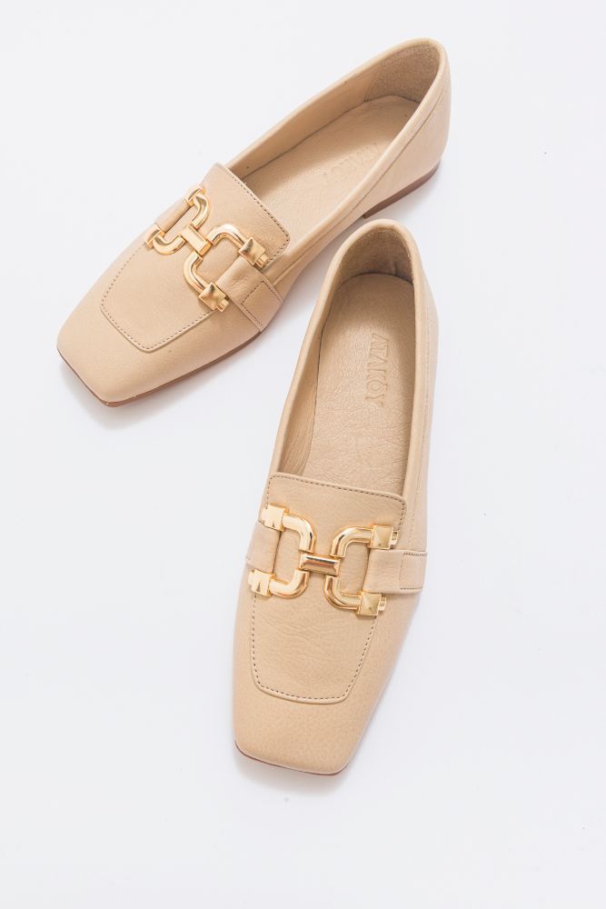 kadin-deri-tokali-loafer-BEJ-NHR223641-0042997_0
