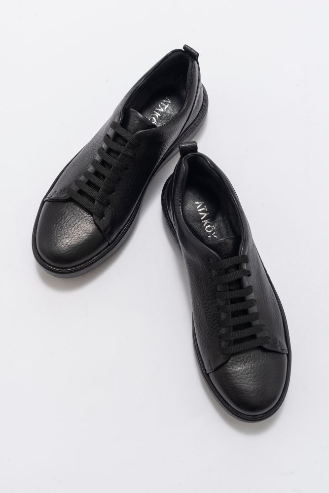 Kadın Deri Sneaker SIYAH OK22386144 resmi