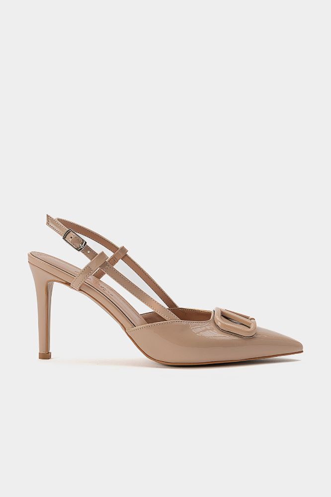 kadin-arkasi-acik-tokali--stiletto--BEJ RUGAN-AHM2320845-0051933_0