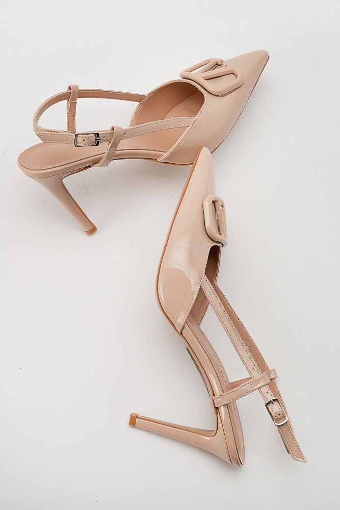 kadin-arkasi-acik-tokali--stiletto--BEJ RUGAN-AHM2320845-0051938_0