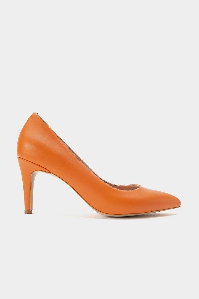 Kadın İnce Topuk Stiletto TURUNCU ERC223170 resmi