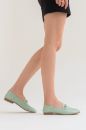 Kadın Deri Zincirli Loafer MINT OK23257