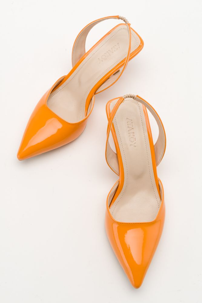 Kadın Sivri Burun Arkası Açık Stiletto ORANJE RUGAN ERC2324080 resmi