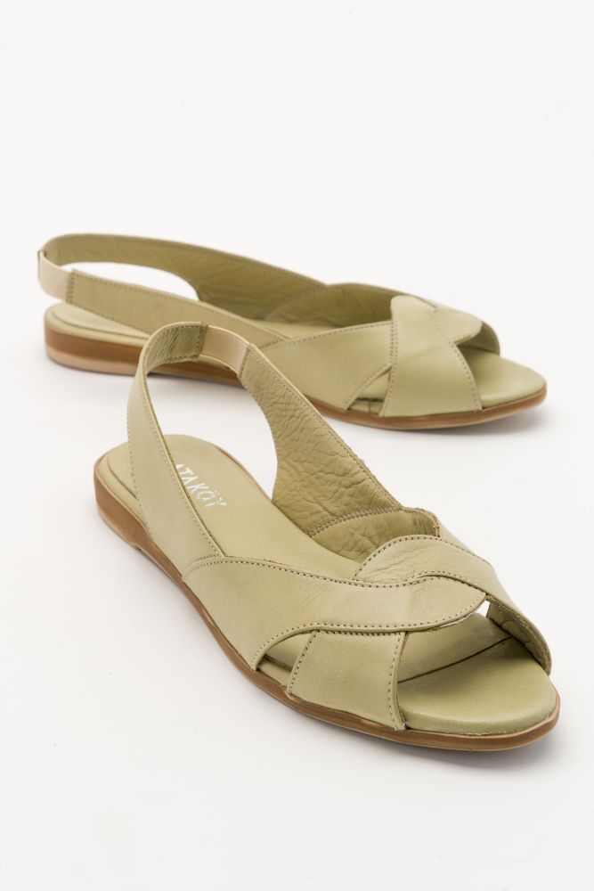 kadin-deri-sandalet--YESIL-TOY23280130-0057233_0