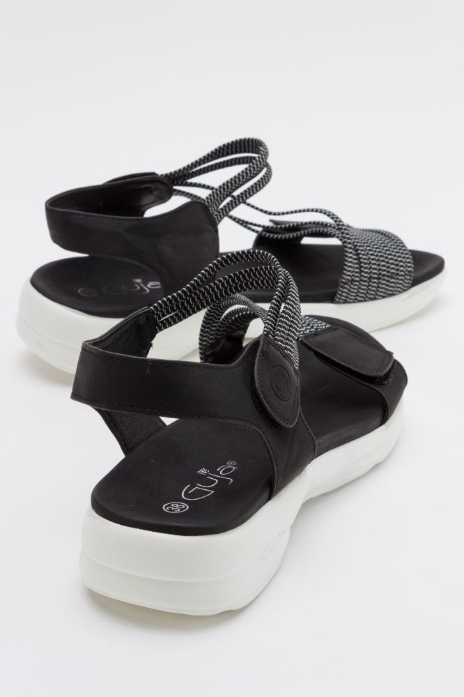 kadin-lastikli-cirtcirt-bantli-sandalet-SIYAH-GUJ232176-0060133_0
