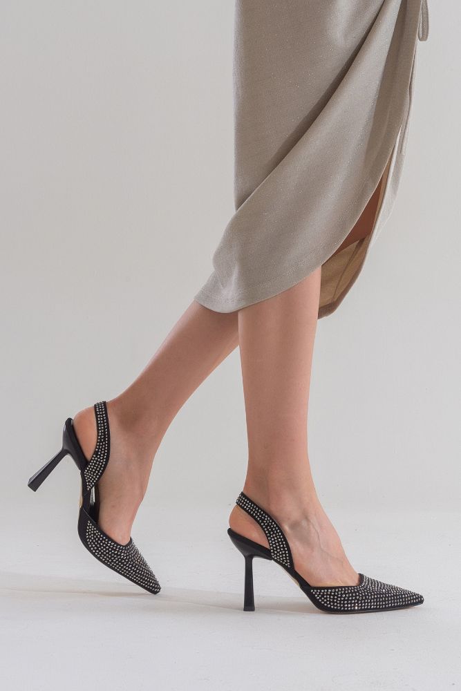 kadin-tas-detay-arkasi-acik-stiletto-SIYAH SATEN-YKL232456-0060364_0