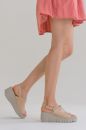 Kadın Dolgu Taban Sandalet BEJ SLT232250