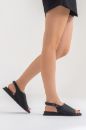 Kadın Deri Sandalet SIYAH CVT2325200
