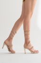 Kadın Topuklu Taşlı Ayakkabı ROSE ERC232808