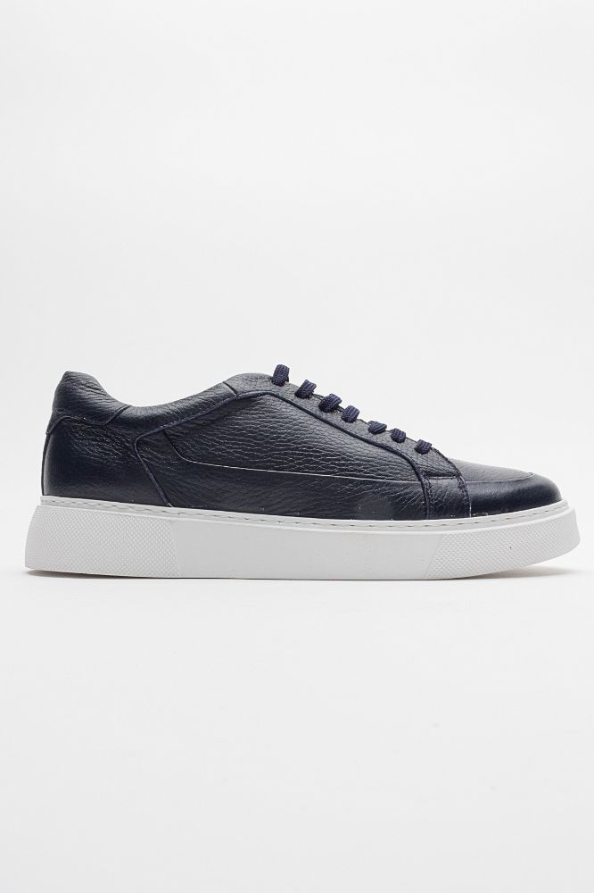Erkek Deri Sneakers LACIVERT GLR2328743 resmi