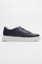 Erkek Deri Sneakers LACIVERT GLR2328743