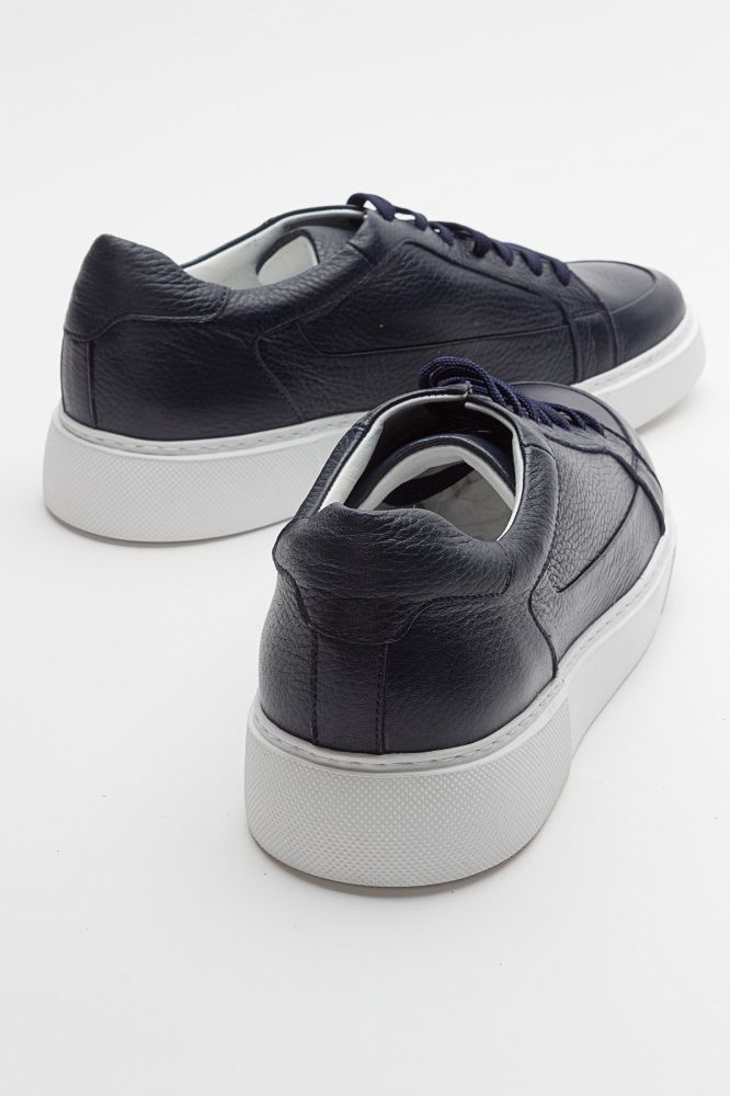 Erkek Deri Sneakers LACIVERT GLR2328743 resmi