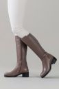 Kadın Deri Kısa Topuk Çizme VIZON PNC241516