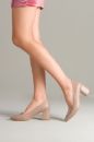Kadın Deri Kalın Topuklu Ayakkabı VIZON PYZ241866