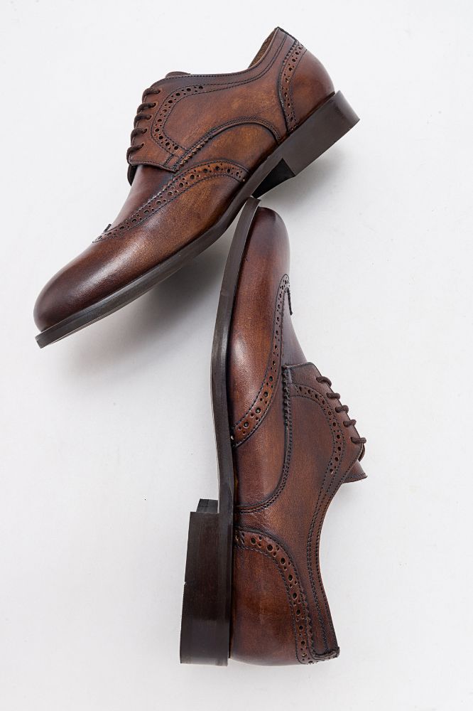 Erkek Deri Klasik Ayakkabı TABA GLR2417219 resmi