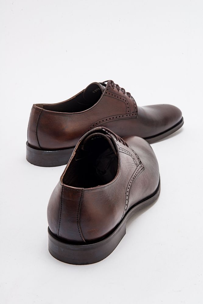 Erkek Deri Klasik Ayakkabı KAHVE GLR2418378 resmi