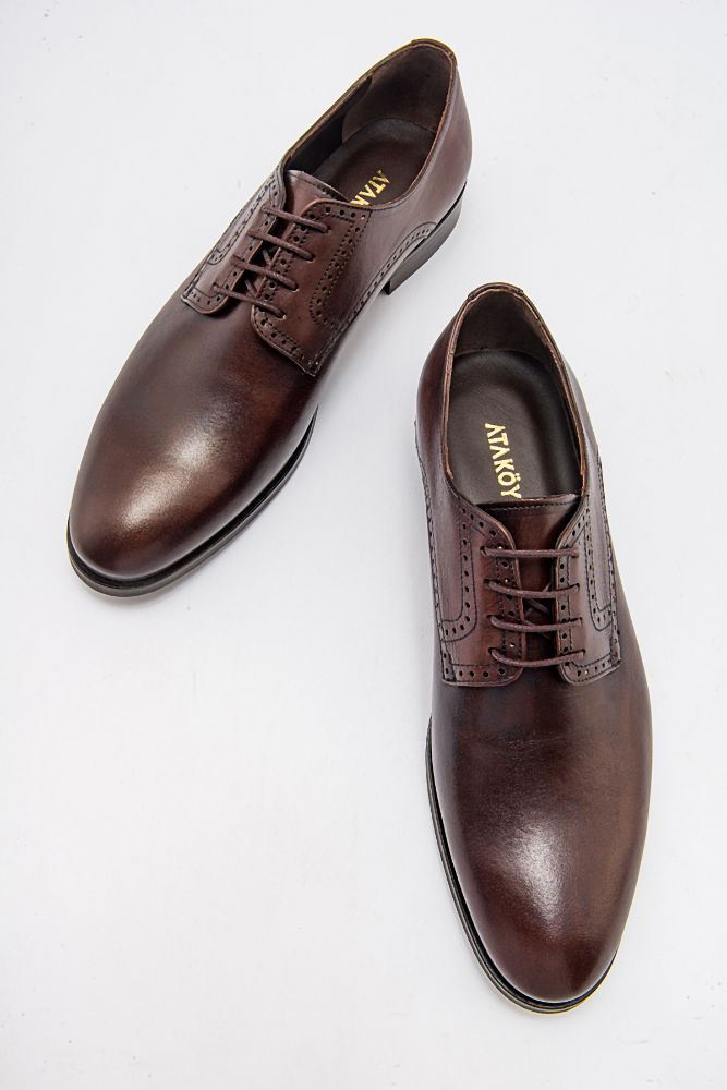 Erkek Deri Klasik Ayakkabı KAHVE GLR2418378 resmi