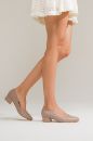 Kadın Deri Topuklu Ayakkabı VIZON PYZ242801