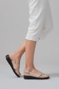 Kadın Deri Sandalet BEJ ALC242036