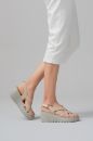 Kadın Dolgu Taban Sandalet BEJ SLT242254