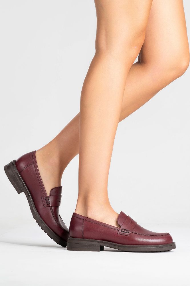 kadin-deri-loafer-ayakkabi-BORDO-PNC2511270-0085107_0