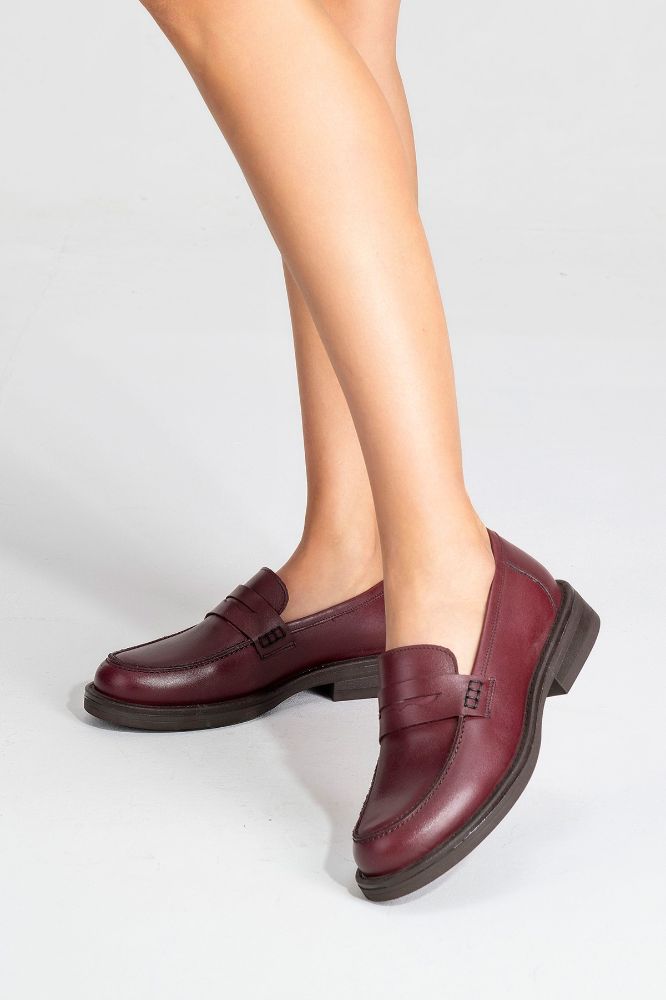 kadin-deri-loafer-ayakkabi-BORDO-PNC2511270-0085108_0