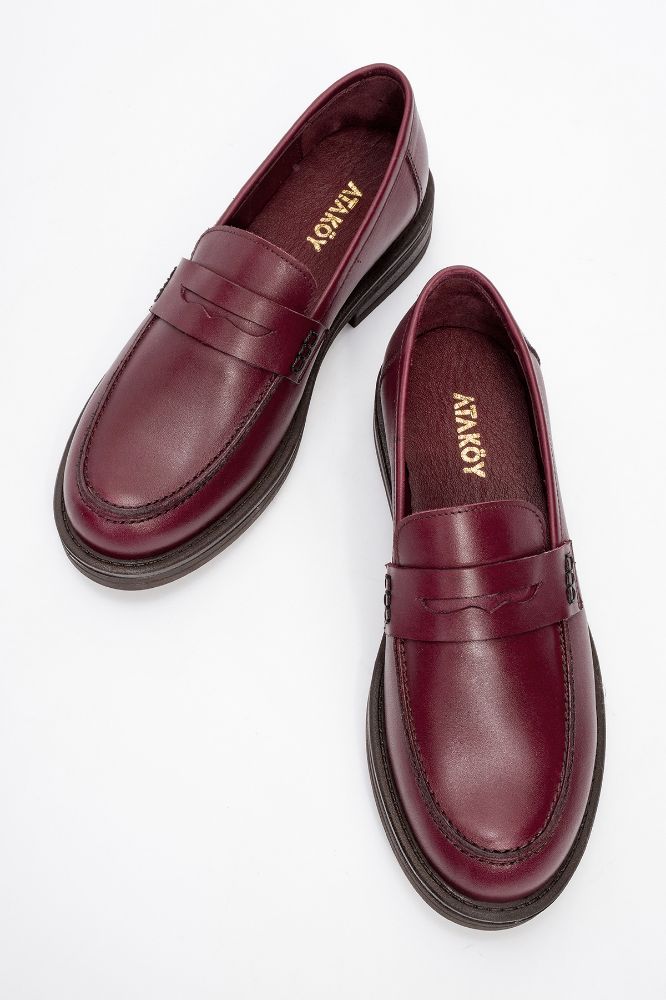 kadin-deri-loafer-ayakkabi-BORDO-PNC2511270-0085115_0