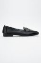Kadın Deri Loafer Babet SIYAH AES2522204