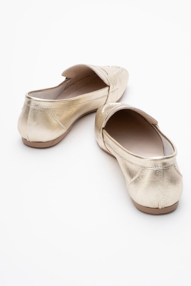 Kadın Deri Loafer Babet ALTIN AES2529202 resmi