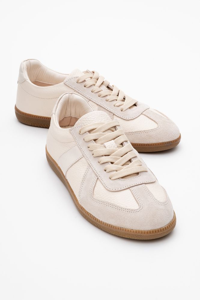 Kadın Deri Spor Ayakkabı BEJ BUZ SUET ALG2521912 resmi