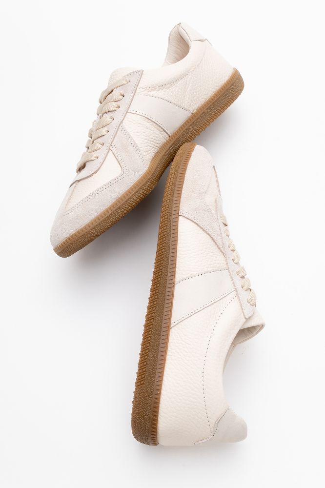 Kadın Deri Spor Ayakkabı BEJ BUZ SUET ALG2521912 resmi