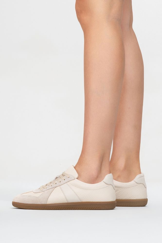 Kadın Deri Spor Ayakkabı BEJ BUZ SUET ALG2521912 resmi