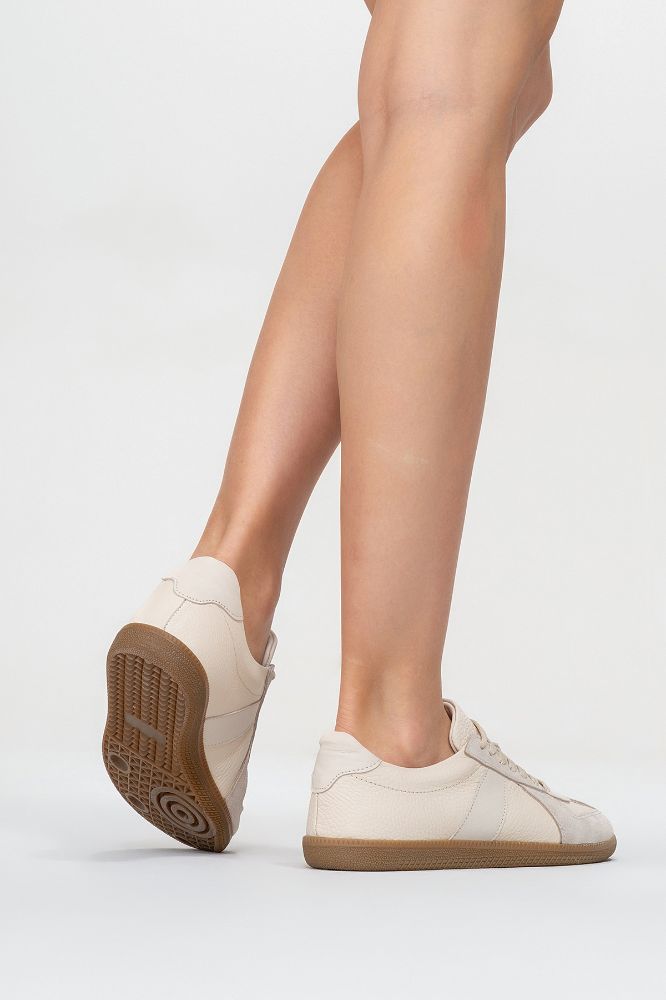 Kadın Deri Spor Ayakkabı BEJ BUZ SUET ALG2521912 resmi