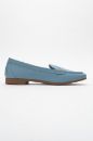 Kadın Deri Loafer Babet KOT MAVI AES2522204