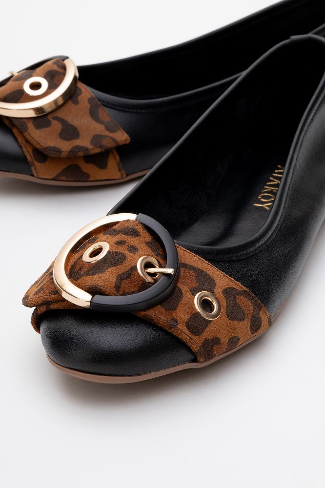 kadin-deri-tokali-babet-SIYAH LEOPAR-AES2526301-0090072_0