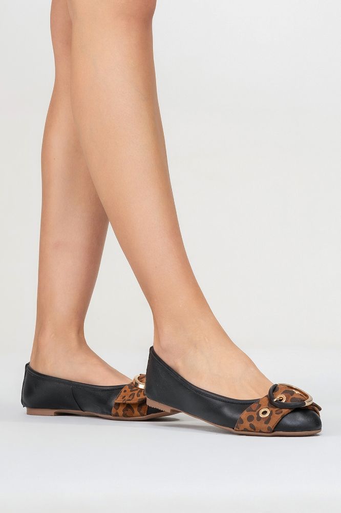 kadin-deri-tokali-babet-SIYAH LEOPAR-AES2526301-0090076_0