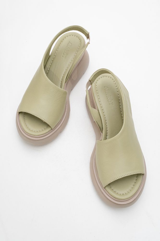 kadin-deri-kalin-taban-sandalet-YESIL-HKN2527712-0090567_0