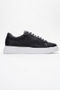 Erkek Deri Sneakers SIYAH GLR2528743