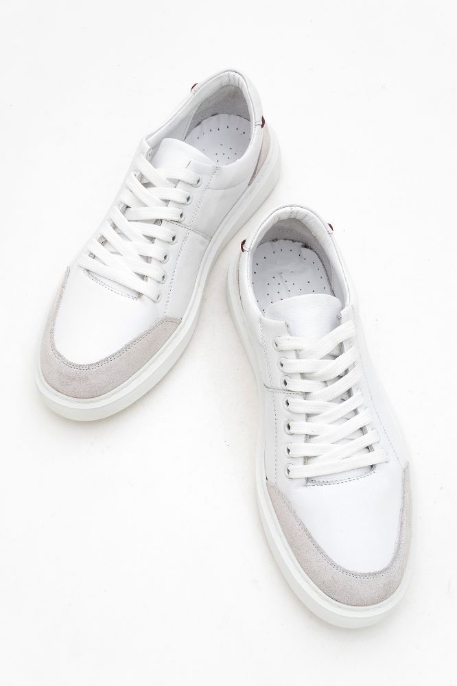 Kadın Deri Sneaker BEYAZ NHR252508 resmi