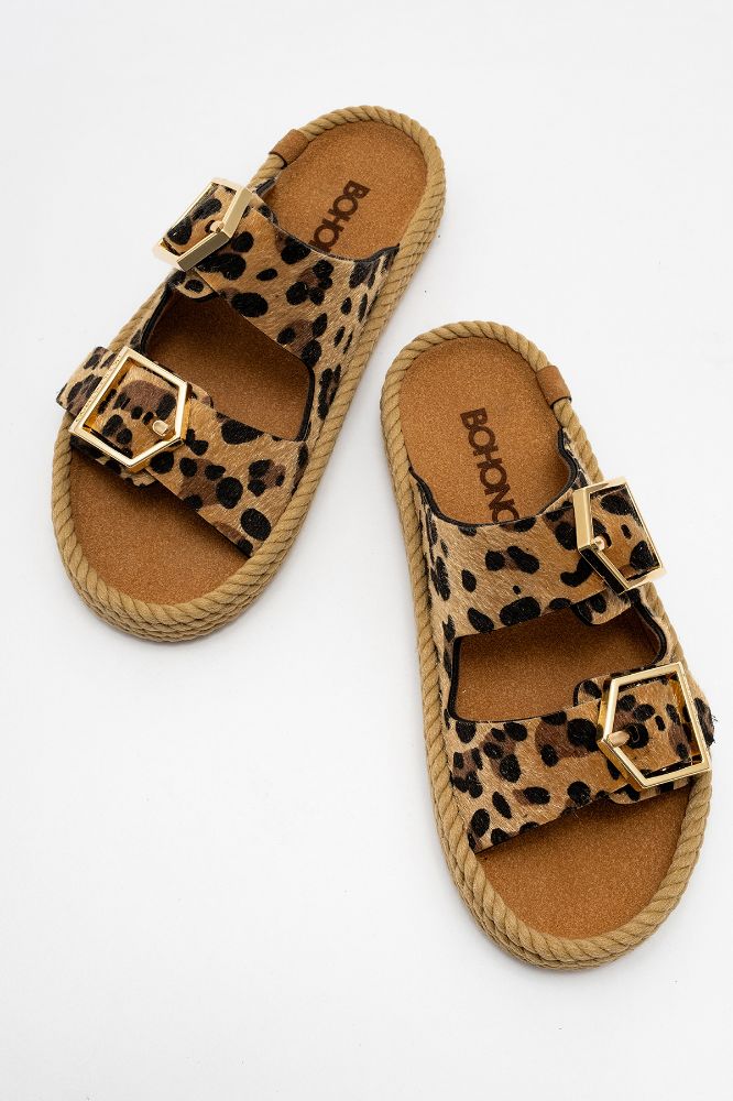 Kadın Sydney Tokalı Terlik LEOPAR NR2520017 resmi