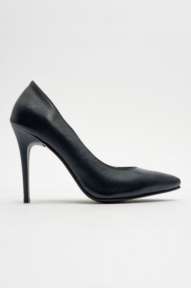 Kadın Deri Stiletto Ayakkabı LACIVERT PYZ2521964 resmi