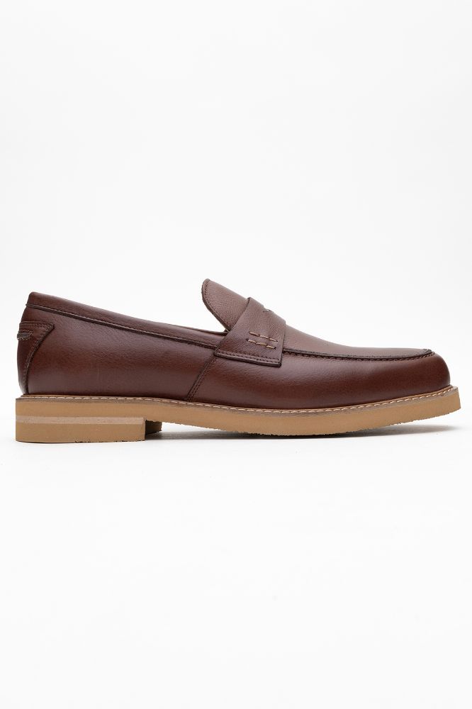 Erkek Deri Loafer Ayakkabı TABA GLR2529514 resmi