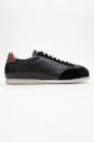 Erkek Deri Sneaker Ayakkabı SIYAH SIYAH SUET GLR2529551