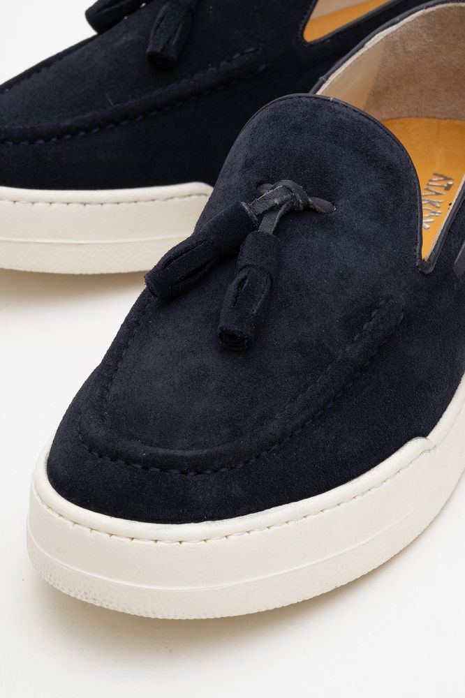 Erkek Deri Loafer Ayakkabı LACI SUET GLR2529583 resmi