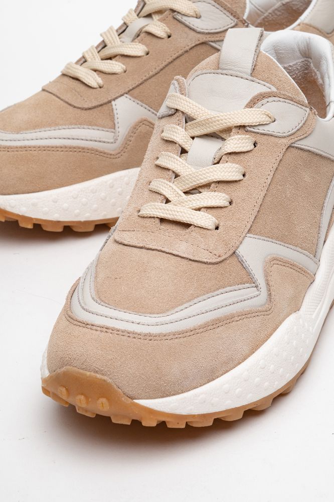 Kadın Deri Sneakers KUM SUET PNC1006 resmi