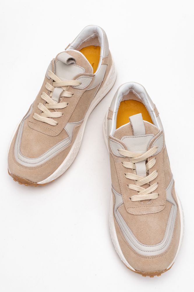 Kadın Deri Sneakers KUM SUET PNC1006 resmi